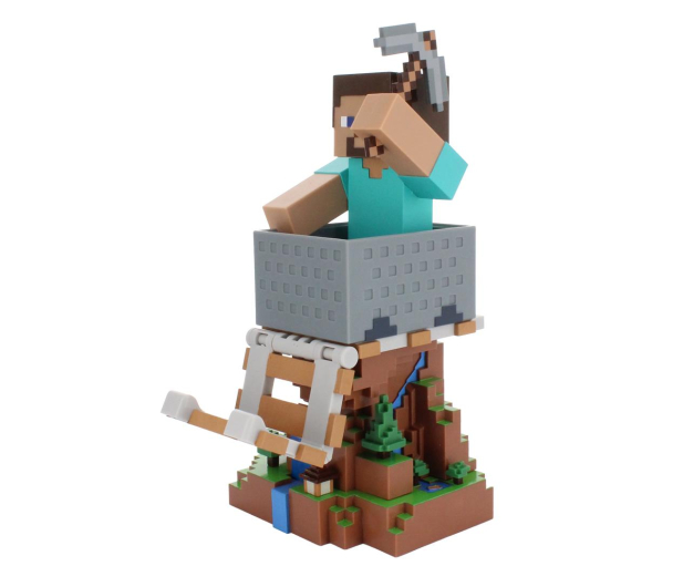 Merch Stojak na kontroler lub telefon Minecraft Steve Cable Guy R. - 1296389 - zdjęcie